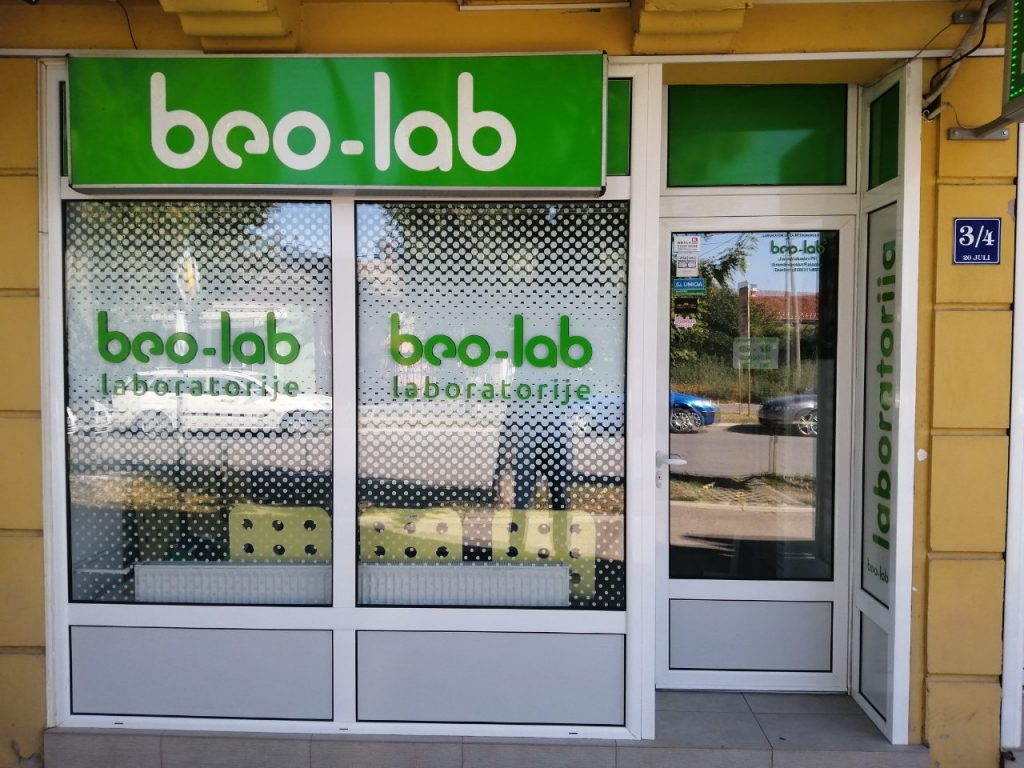 Beo-lab laboratorija Smederevska palanka, 20.jul 3/4 1