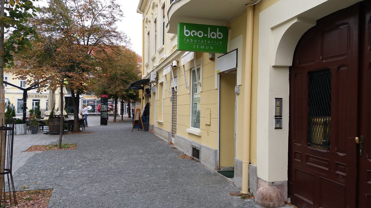 Beo-lab laboratorija Zemun, Magistratski Trg 14 3