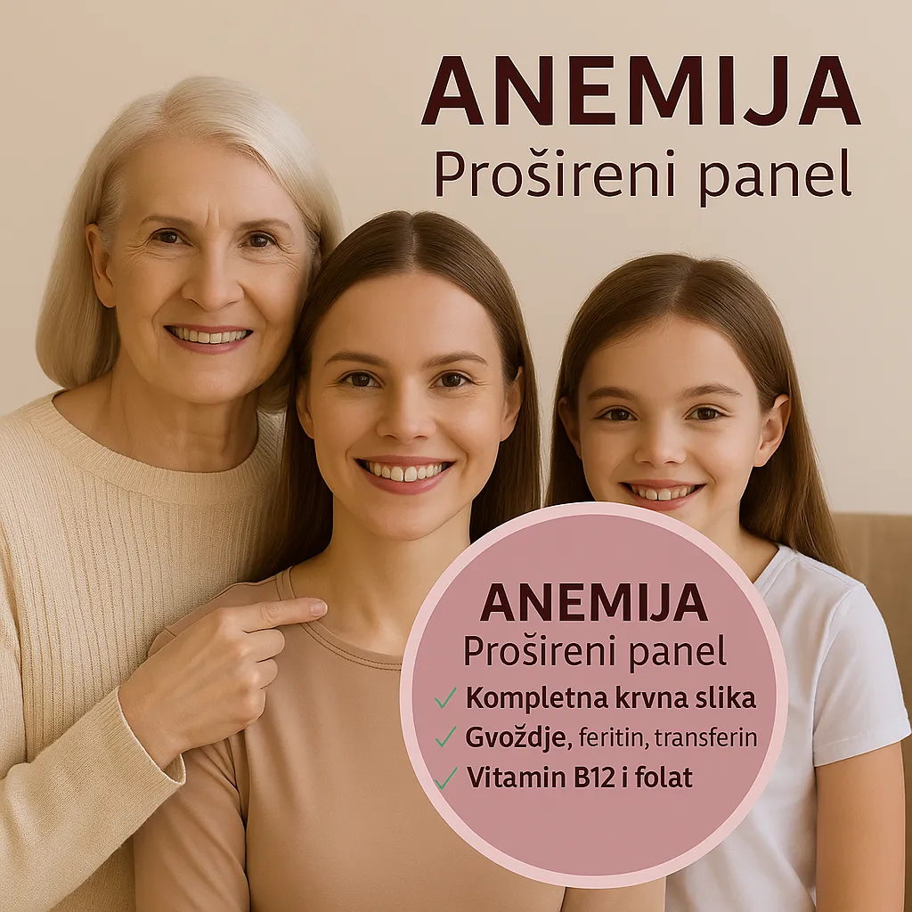 Sezonski virusi i imunitet 11 Anemija - prošireni panel