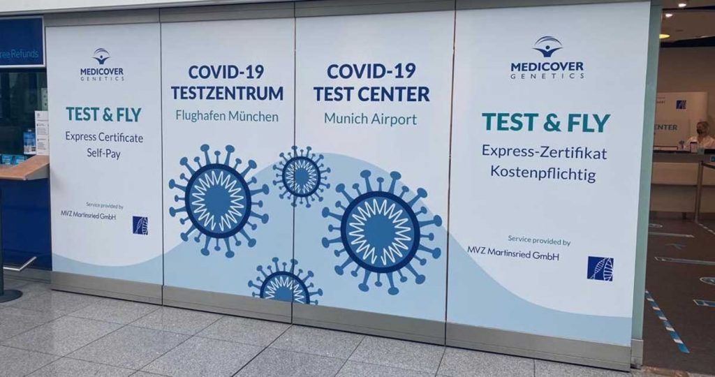 Na aerodromu u Minhenu otvoren je COVID-19 testni centar 2 COVID-19 Testni centar