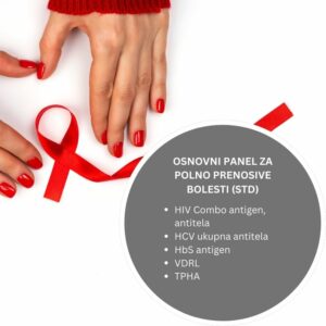 Osnovni panel za polno prenosive bolesti (STD)